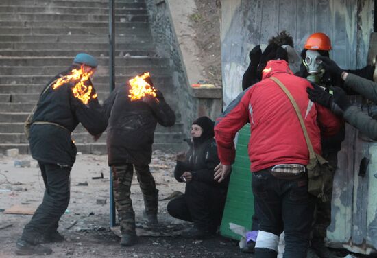 Clashes in Kiev