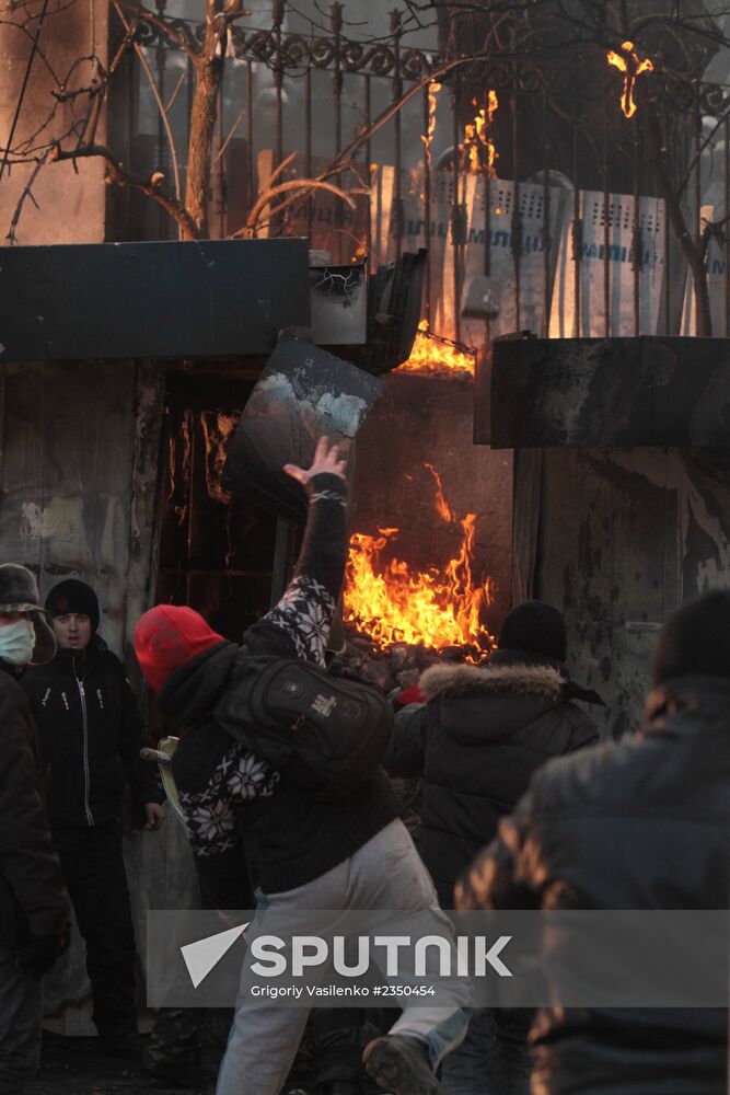 Clashes in Kiev