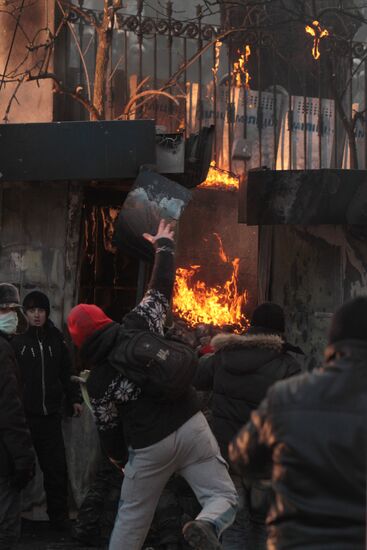 Clashes in Kiev
