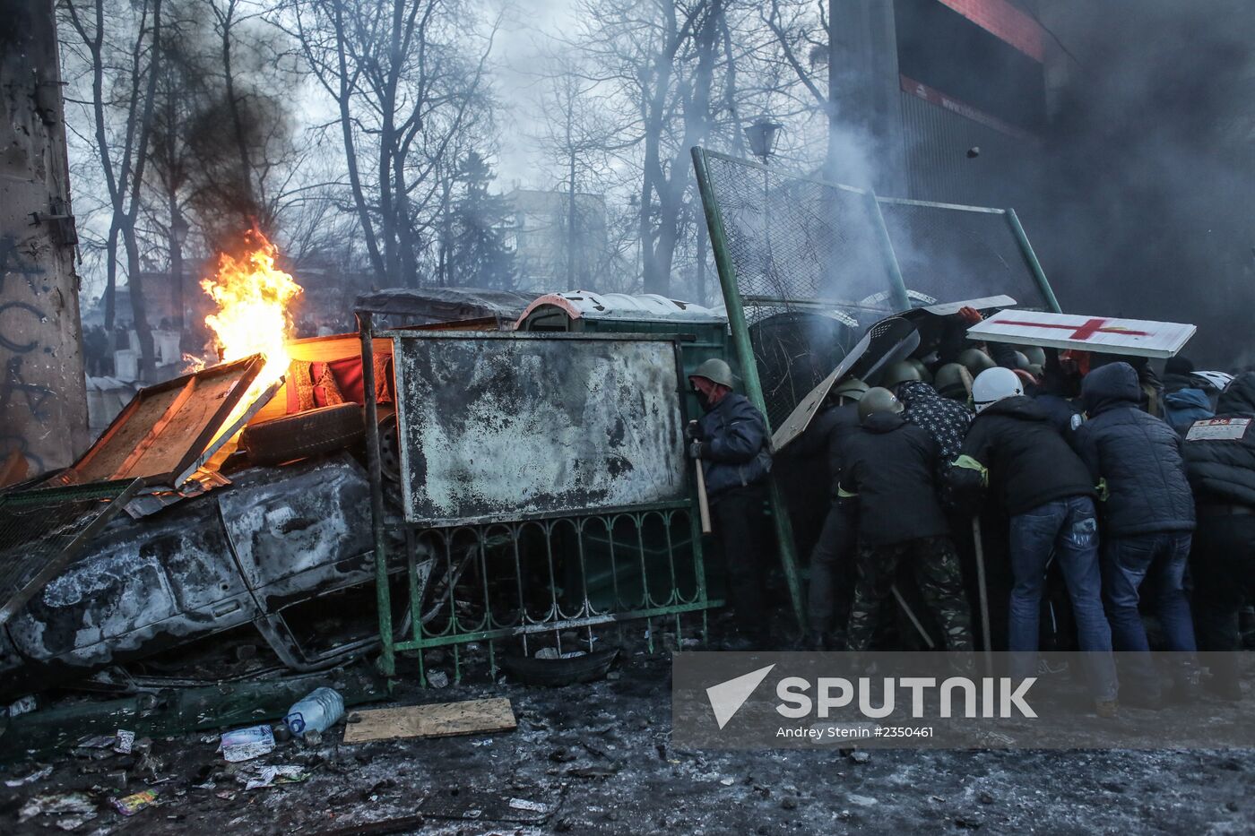 Clashes in Kiev