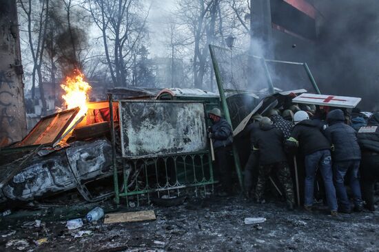 Clashes in Kiev