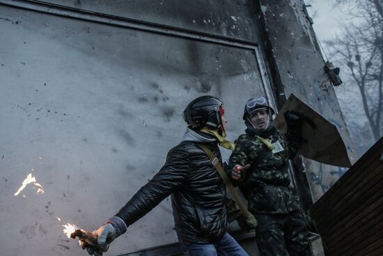 Clashes in Kiev