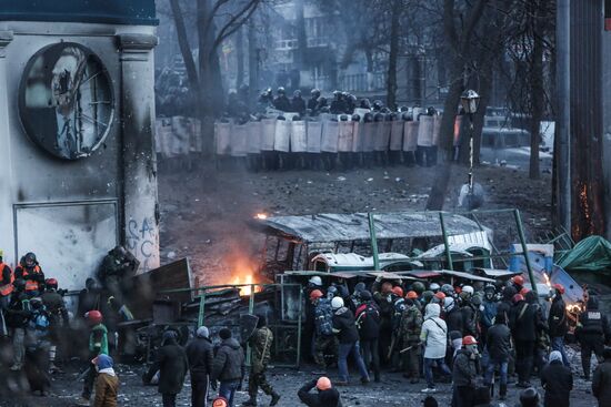 Clashes in Kiev