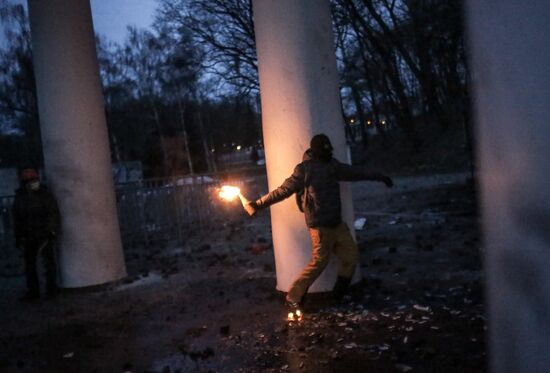 Clashes in Kiev