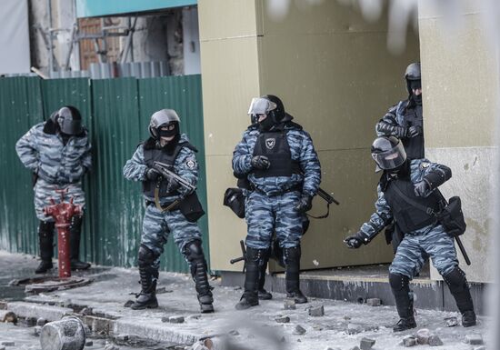 Clashes in Kiev