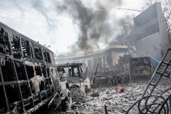 Clashes in Kiev