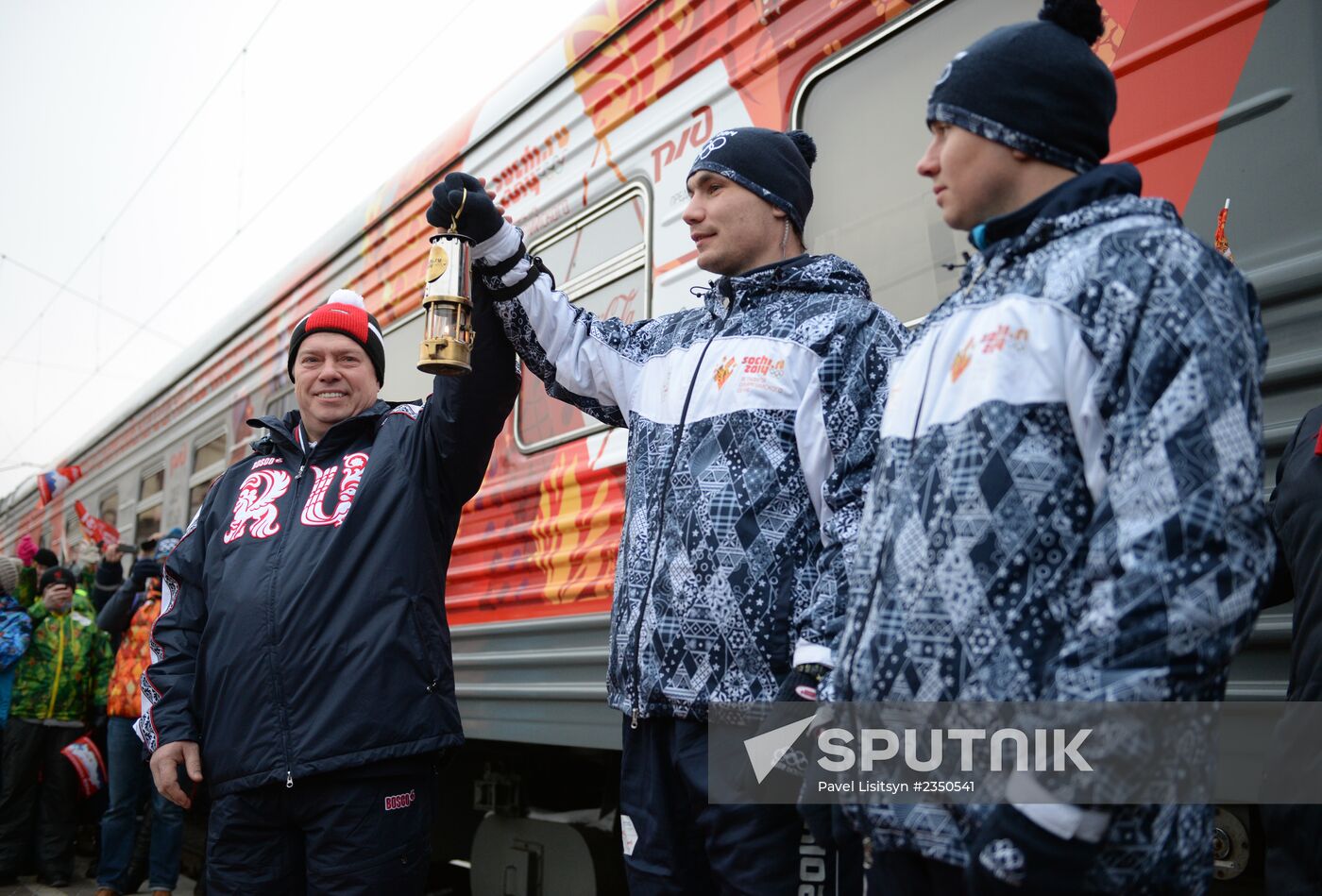 Olympic torch relay. Rostov