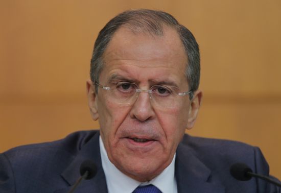 Russian Foreign Minister Lavrov gives news conference