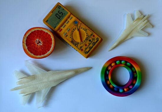 3D printers in action
