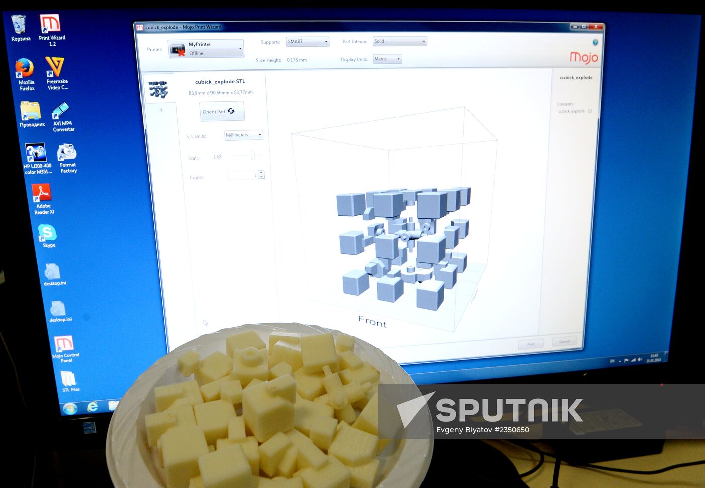 3D printers in action