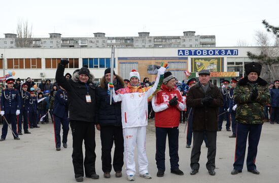 Olympic Torch rela. The Rostov Region