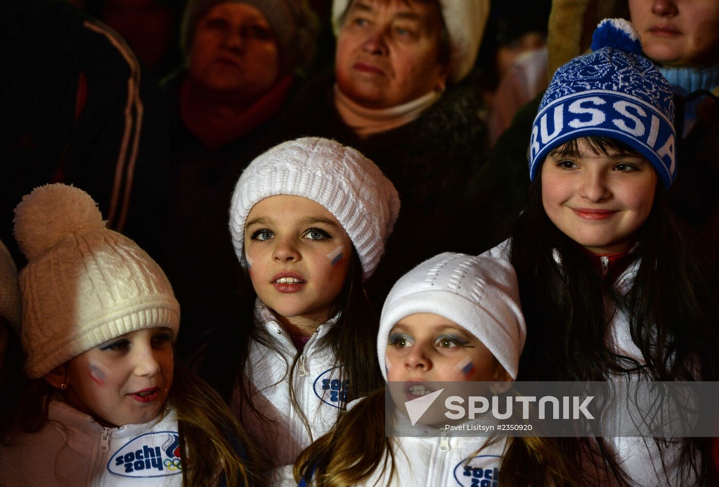 Sochi 2014 Olympic torch relay. Rostov Region