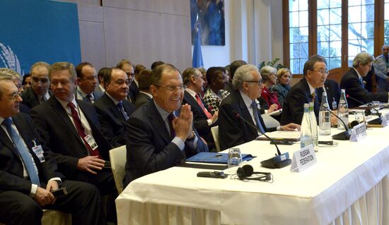 Geneva2 international conference on Syria. Plenary meeting