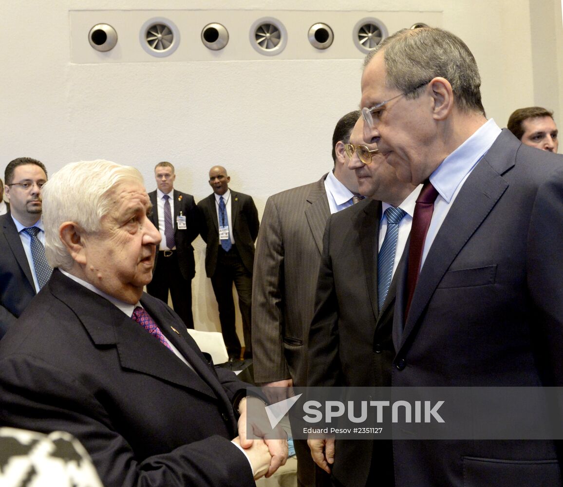 Geneva2 international conference on Syria. Plenary meeting