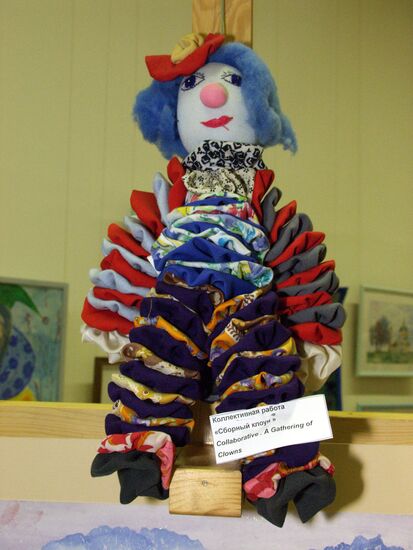 Exhibition of artwork by children from rehab center "Mary's Children"
