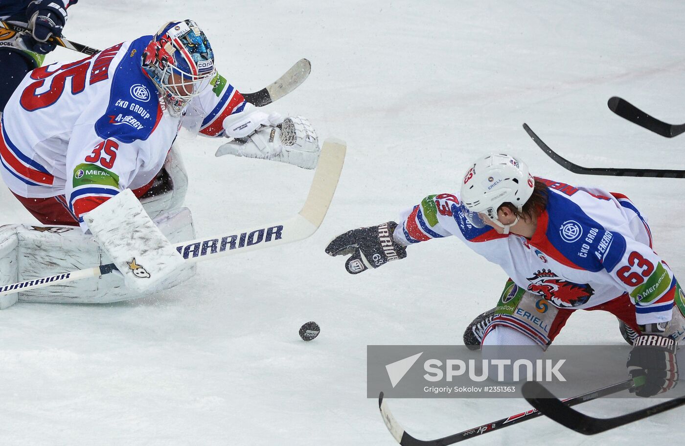 Kontinental Hockey League. Torpedo Nizhny Novgorod vs. Lev Praha