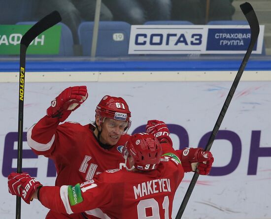 Kontinental Hockey League. Vityaz Podolsk vs. Dinamo Riga