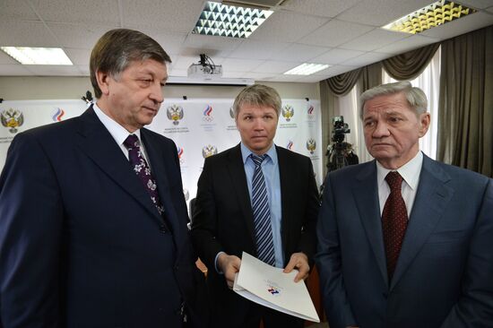 Approval of Russian Olympic delegation to go to 1914 Winter Games