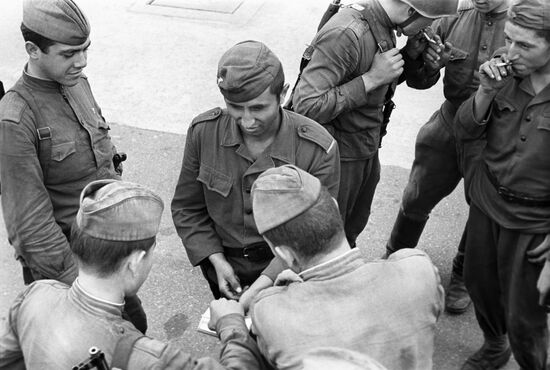 Serviceman at Prague Airport