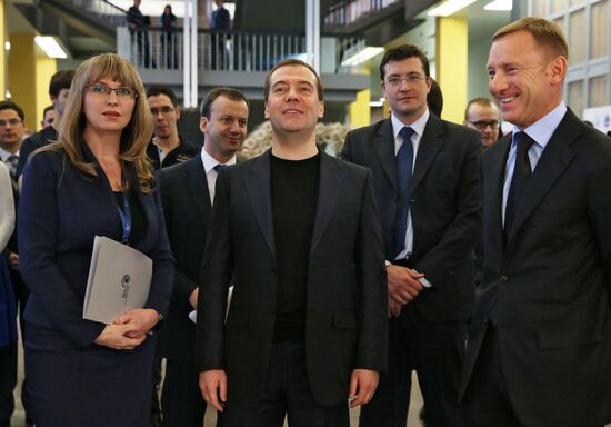 Dmitry Medvedev visits MISiS University