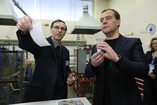 Dmitry Medvedev visits MISiS University