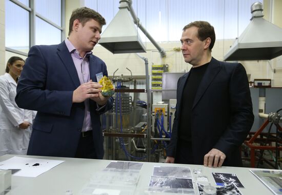 Dmitry Medvedev visits MISiS University