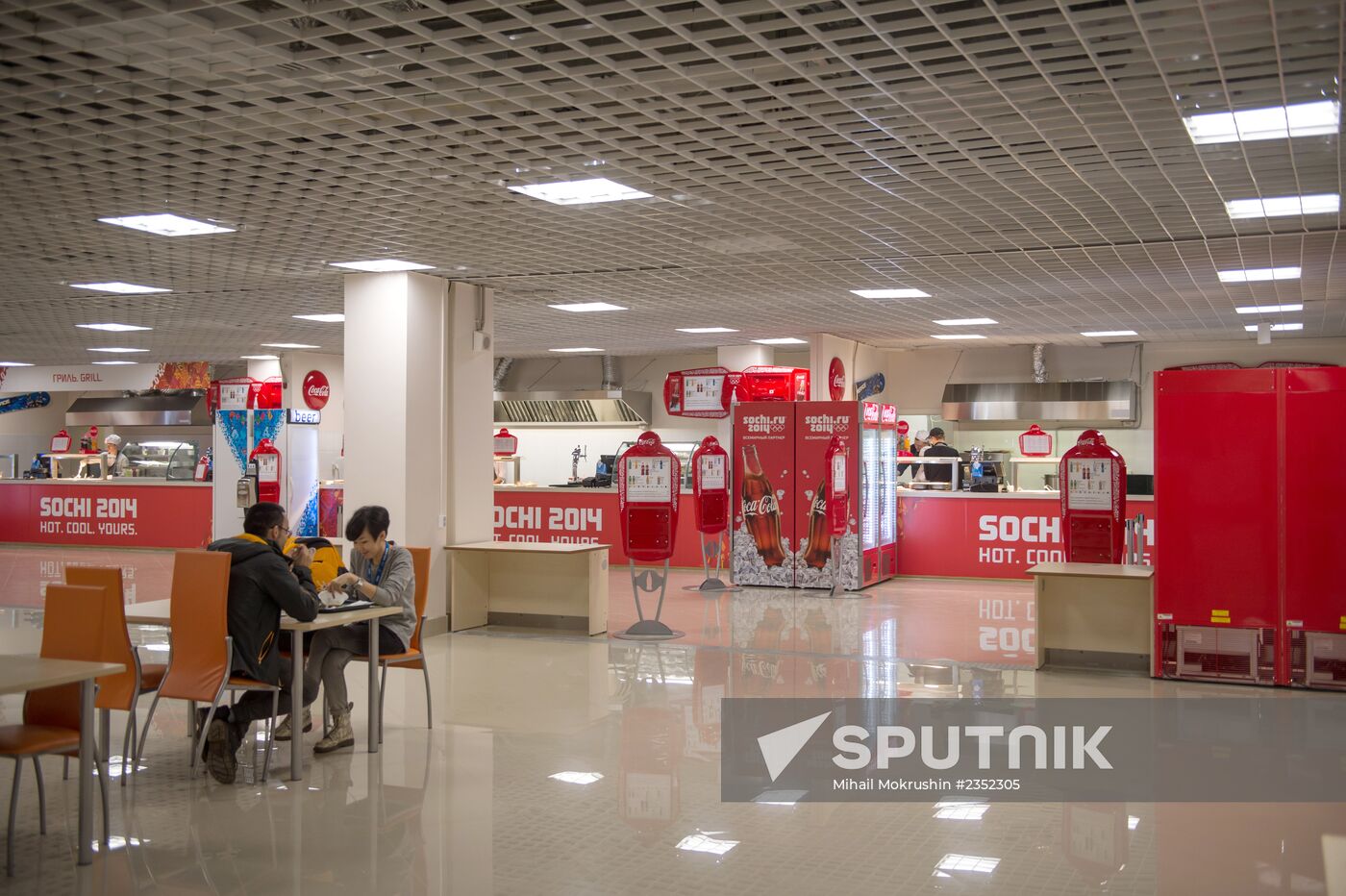 Around-the-clock work starts at main press center of Sochi Olympics