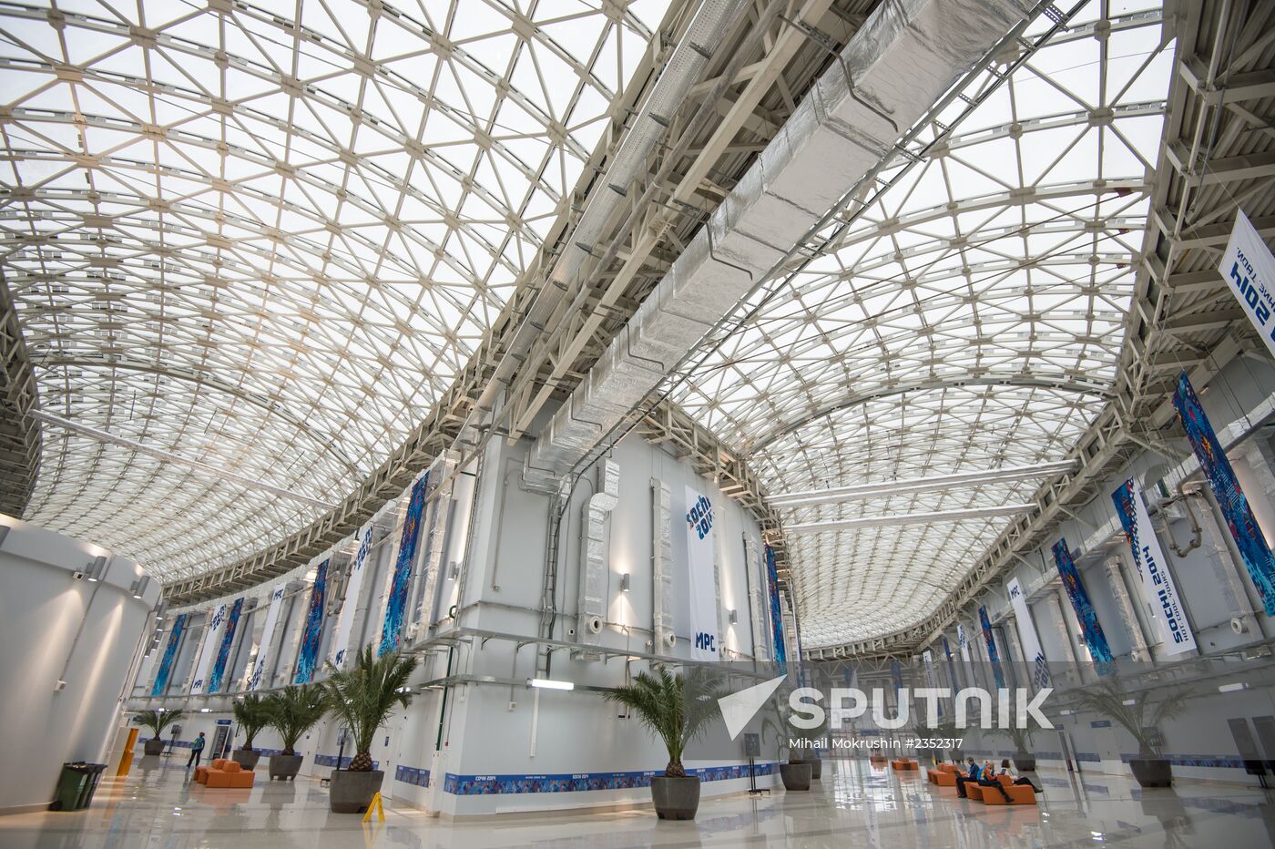 Around-the-clock work starts at main press center of Sochi Olympics