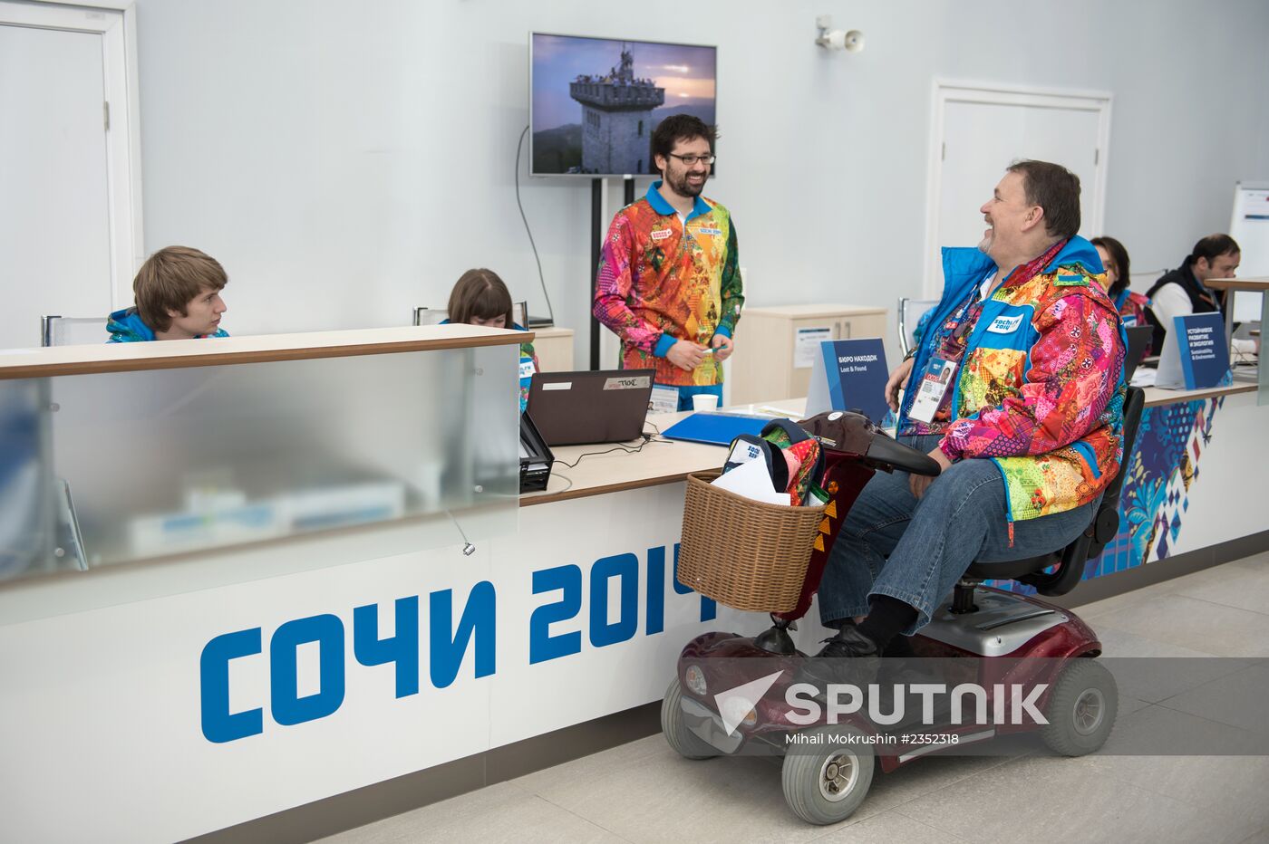 Around-the-clock work starts at main press center of Sochi Olympics