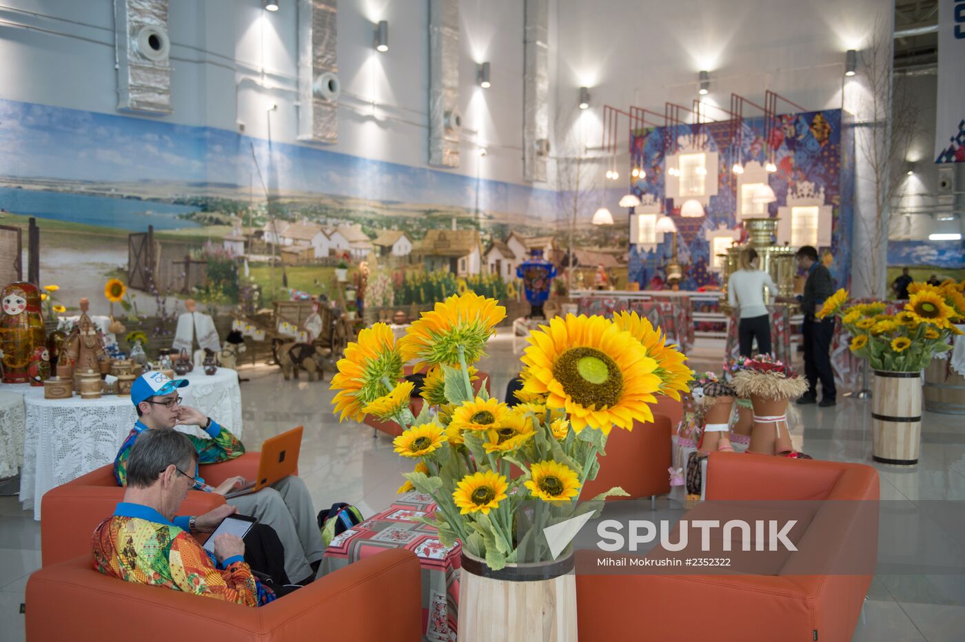 Around-the-clock work starts at main press center of Sochi Olympics