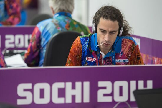 Around-the-clock work starts at main press center of Sochi Olympics