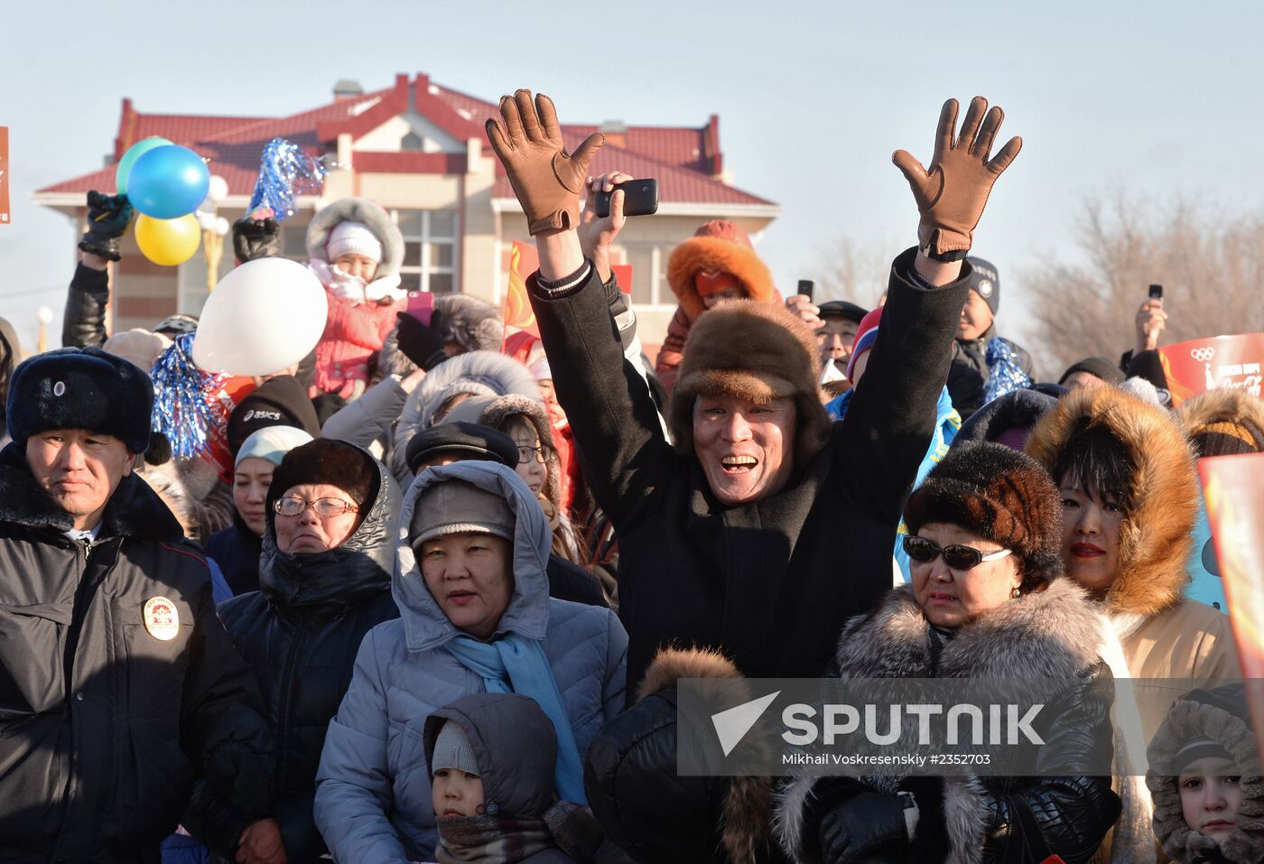 Olympic Torch Relay. Republic of Kalmykia