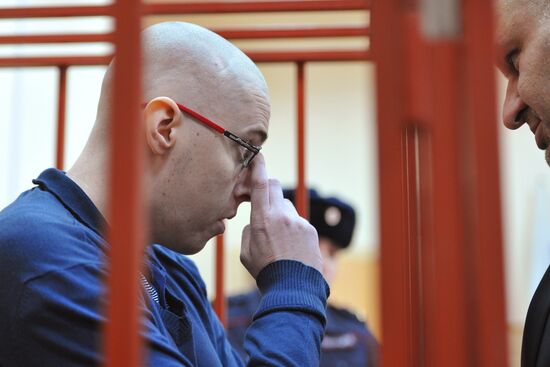 Court considers complaint against nationalist Ilya Goryachev's detention