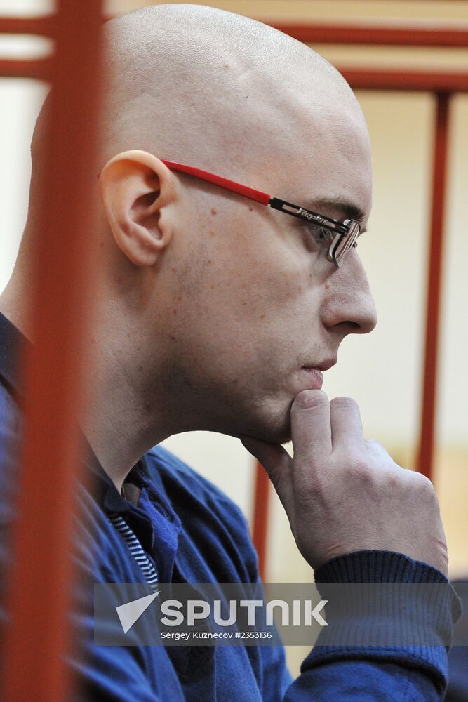 Court considers complaint against nationalist Ilya Goryachev's detention