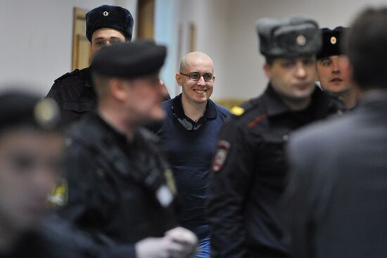 Court considers complaint against nationalist Ilya Goryachev's detention