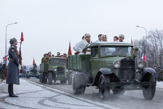 Parade on the 70th anniversary of lifting Leningrad siege