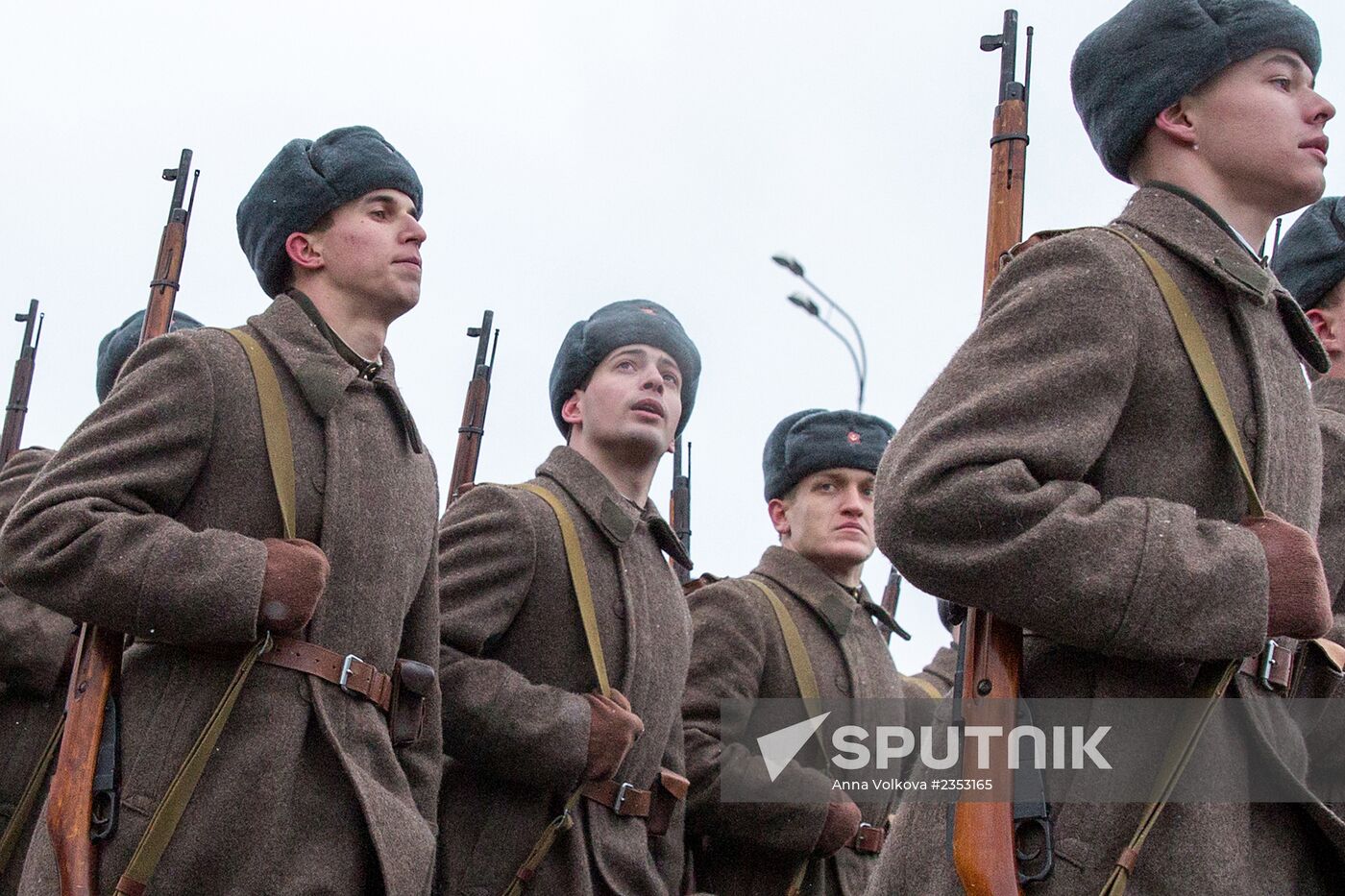 Parade on the 70th anniversary of lifting Leningrad siege
