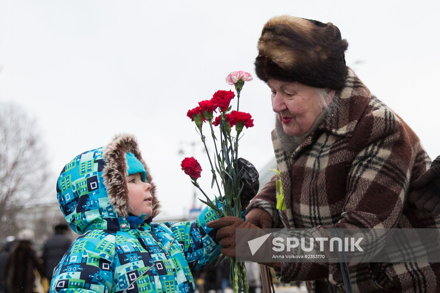 Parade on the 70th anniversary of lifting Leningrad siege