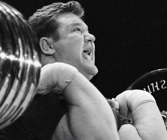 Weightlifter Leonid Zhabotinsky