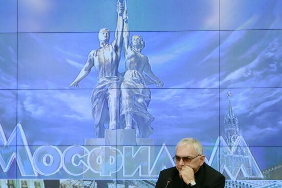 Mosfilm Studios CEO Karen Shakhnazarov gives news conference