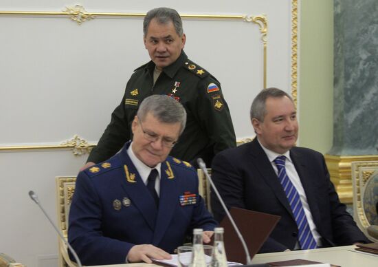 Joint meeting of panels of the Prosecutor General's Office, Ministry of Defence, and Ministry of Industry and Trade
