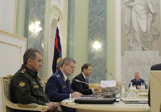 Joint meeting of panels of the Prosecutor General's Office, Ministry of Defence, and Ministry of Industry and Trade