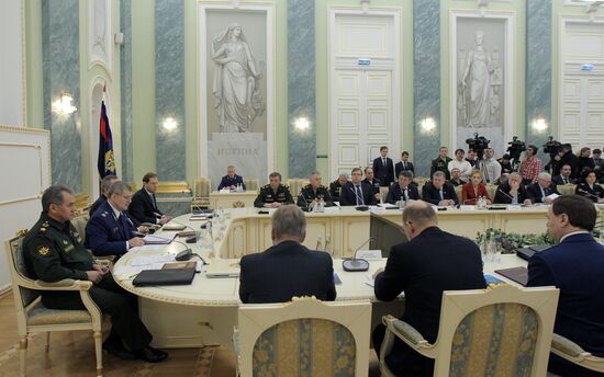 Joint meeting of panels of the Prosecutor General's Office, Ministry of Defence, and Ministry of Industry and Trade