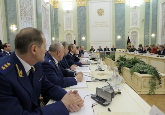 Joint meeting of panels of the Prosecutor General's Office, Ministry of Defence, and Ministry of Industry and Trade