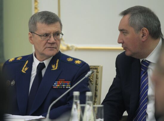 Joint meeting of panels of the Prosecutor General's Office, Ministry of Defence, and Ministry of Industry and Trade