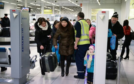Customs at Tolmachyovo Airport