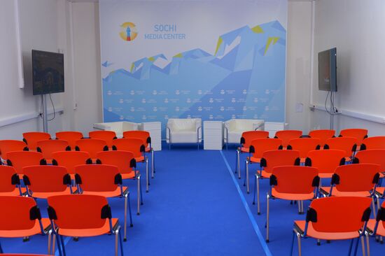 Media center for nonaccredited journalists in Sochi