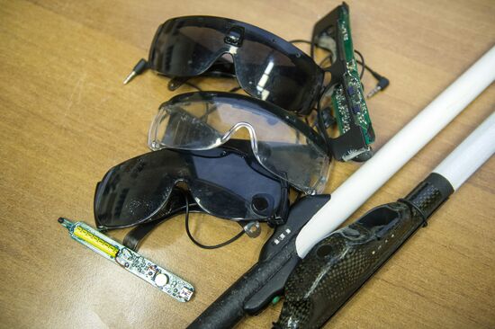 Spectacles for blind people