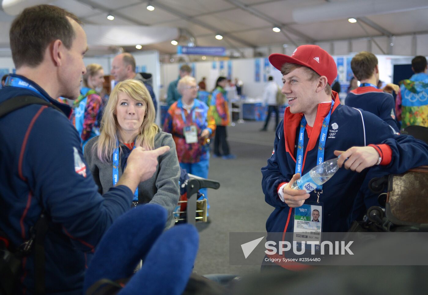 Athletes arrive in Olympic Village to participate in 2014 Games