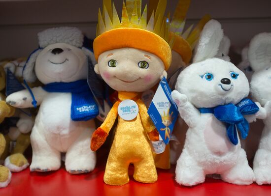 Olympic souvenirs sold in Sochi